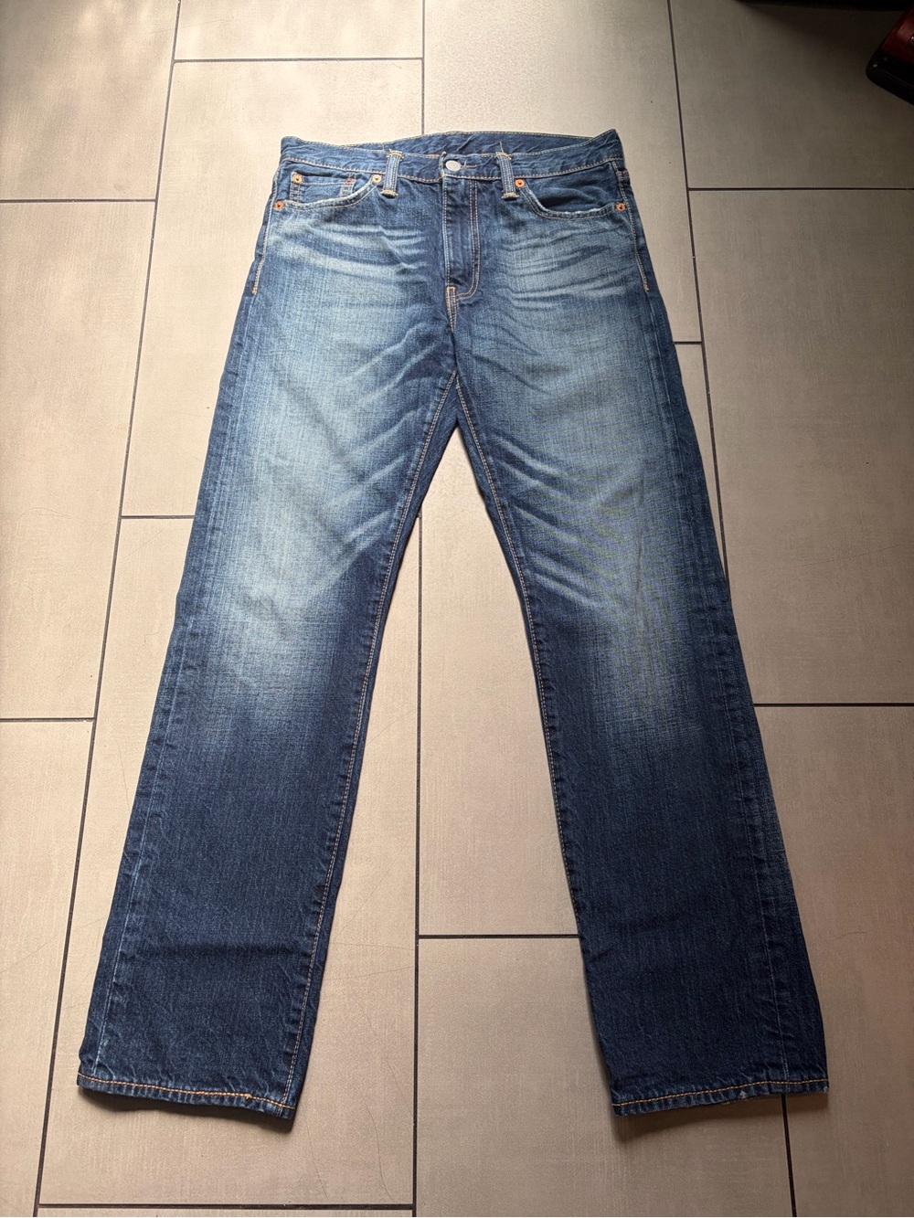 vintage Levi's 513s with very nice fading